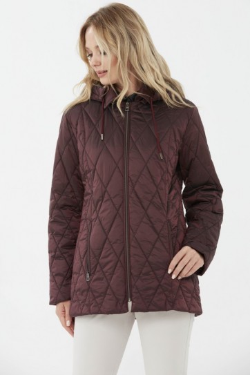 Kapüşonlu Kuptan Cep Kapitone Mont