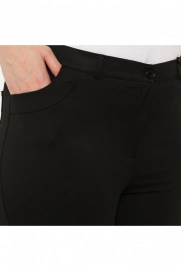 Büyük Beden Spor Cep Paçası Yırtmaçlı Pantolon