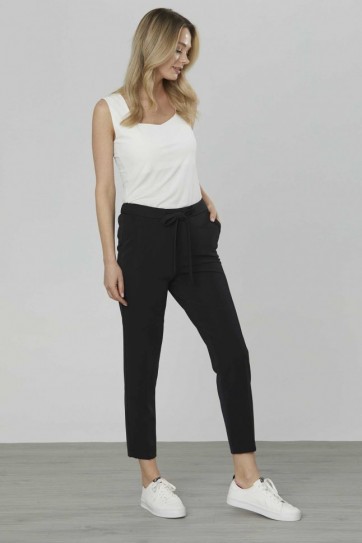 Beli Bağlamalı Arkası Lastikli Pantolon