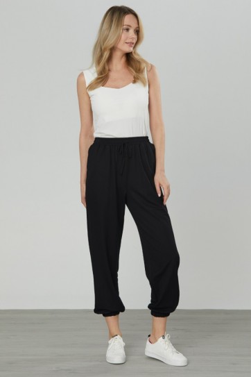 Paçası Lastikli Beli Lastikli Pantolon