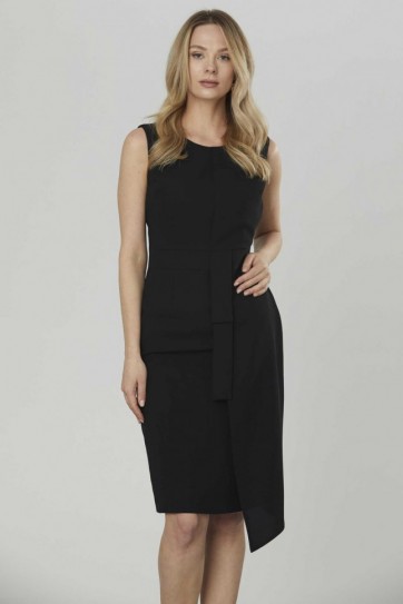 Önü Anvelop Belden Şeritli Elbise