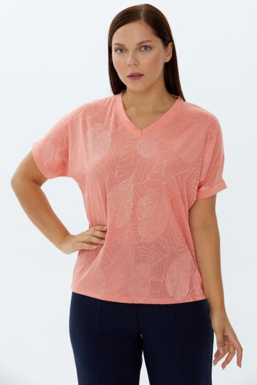 B.BD.V YK JAKARLI KISA KOL PENYE BLUZ